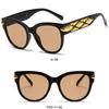 Fashionable Sunglasses Large Frame Cat Eye Sunglasses Non-Polarized Fashion Accessory 