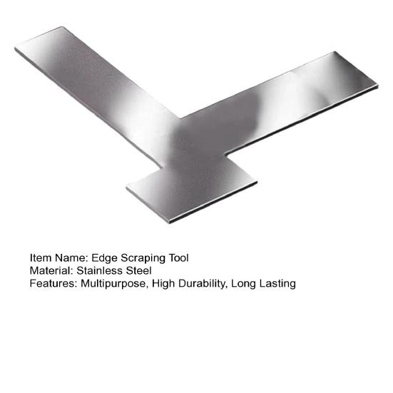 Edge Scraping Tool Right Angle Leveling Device High Accuracy Multifunctional DIY 90-Degree Angle Ruler Woodworking Tool