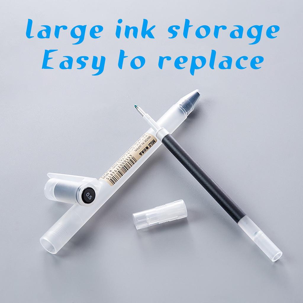 Latest Stationery Pen Student Adult Neutral Cap Pen 0.5mm Black 1ml