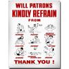 Vintage Style Metal Tin Sign for Kitchen Bar Coffee Shop Interior