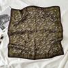High-End Small Square Scarf Fashion Printed Silk Scarf Cashew Nut Silk Scarf Women Spring And Summer Retro Neck Silk Scarf Women