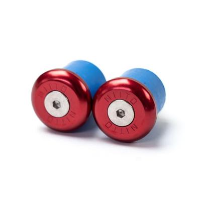 NITTO Zatyczki kierownicy EC-01/Kolor/CZERWONY