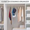 1Pc Closet Purse Hanger Organizer Hooks Metal Storage Hanger Space-Saving Rack Wardrobe Handbag Totes Bag Holders Hook