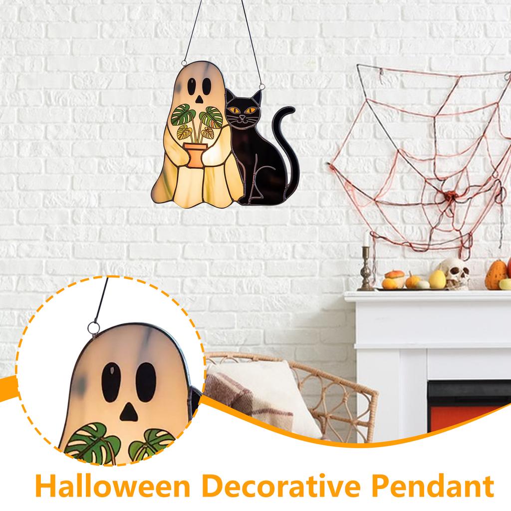 Halloween 2D Creative Acrylic Decorative Hanging Ornament For Home And Holiday Decoration