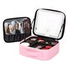 Portable LED Lighted Cosmetic Bag Multiple Compartment-Pink