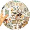 50 New Travel Clock Map Graffiti Stickers Decorate Guitar Notebook Suitcase DIY Waterproof