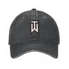 Vintage Golf Sport Tiger Baseballkappe Unisex Damen Used Denim Snapback Kappe Wälder Outdoor Sommer Hüte Kappe