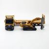 Flat And Trailer Excavator Alloy Model With Acousto Optic Design For Gift Kids