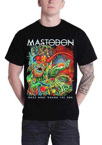 Unisex shirt Cotton Oversize Large Size Oficial Con El Logotipo De Mastodon Once More Round