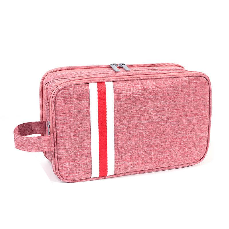Przenośna podróżna kosmetyczka z przegrodą mokrą i suchą, torba do przechowywania do prania