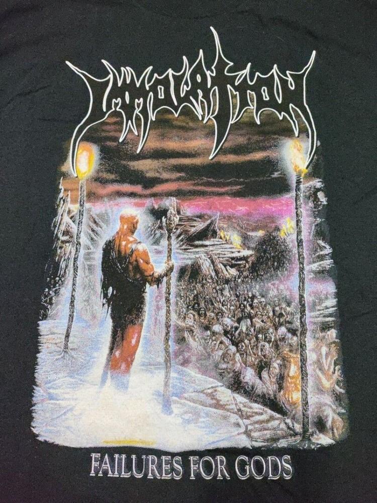 

Immolation Failures For Gods T shirt Short Sleeve Unisex T-Shirt XXXL