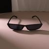 Óculos de Sol de Armação Pequena Estilosos Mulheres Homens Óculos Retangulares Feminino Coloridos Cores Pretas Espelhados Marca Designer Moda