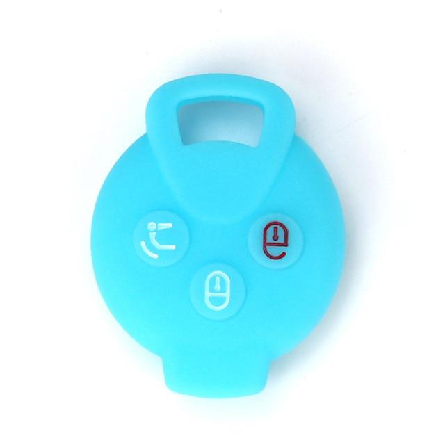 Silikonowa obudowa kluczyka do samochodu obudowa pilota do Mercedes Benz Smart 451 Chiave Roadster Crossblade Fortwo Roadster K Forfour akcesoria