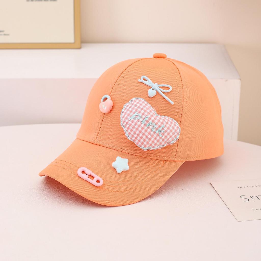2025 Fashion Kids' Sun Protection Baseball Cap with Cartoon Duckbill Design for Spring & Autumn