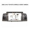 2 DIN 9 inch Car Radio Fascia Panel For TOYOTA Corolla EX 2007-2012 2013+ Stereo Dash Frame Android Power Adapter