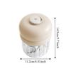 Detachable Electric Garlic Chopper Wireless Baby Food Maker Vegetable Grinder  Kitchen