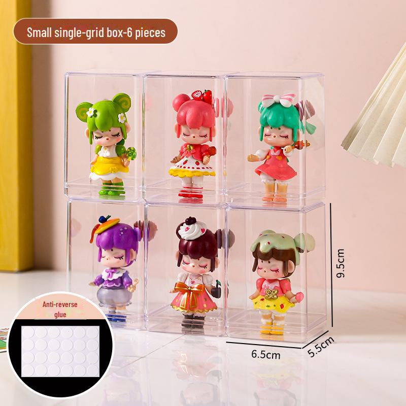 Pop Mart Transparent Acrylic Dustproof Display Box for Figures