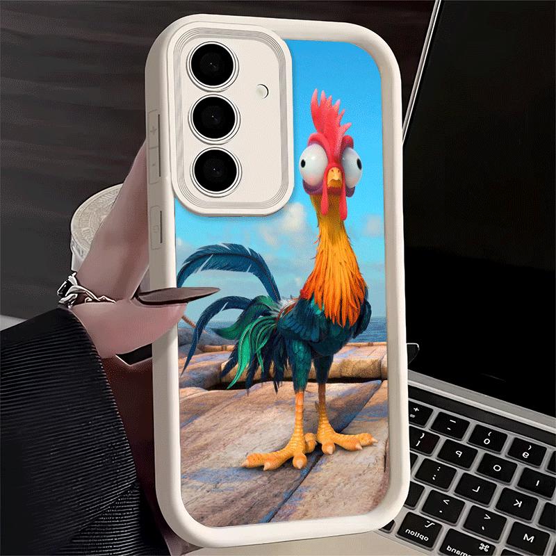 Phone Case for Samsung Galaxy S26 S25 Ultra S24 FE Chicken Hen Rooster Shell S23 Plus S22 + S21 S20 5G Soft Silicone Funda