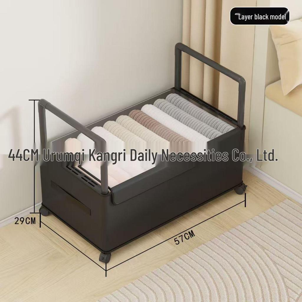 Cross-Border Multifunctional Multi-Layer Organizer Shelf and Movable Lingerie Storage Cabinet