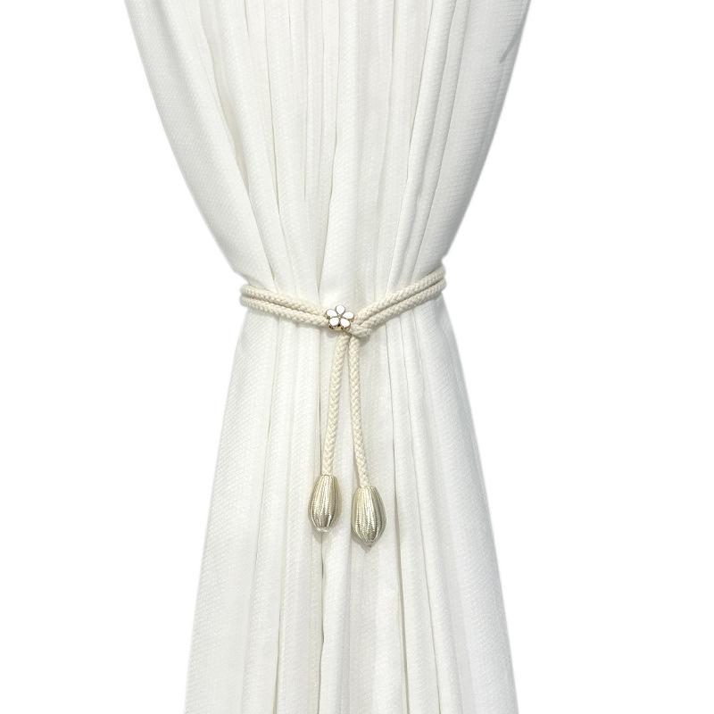 

Цветочная лента для подвязывания шторРегулируемая веревка Марлевая штора Хранение Подвязка Подвесная веревка Пряжка для штор 2pcs