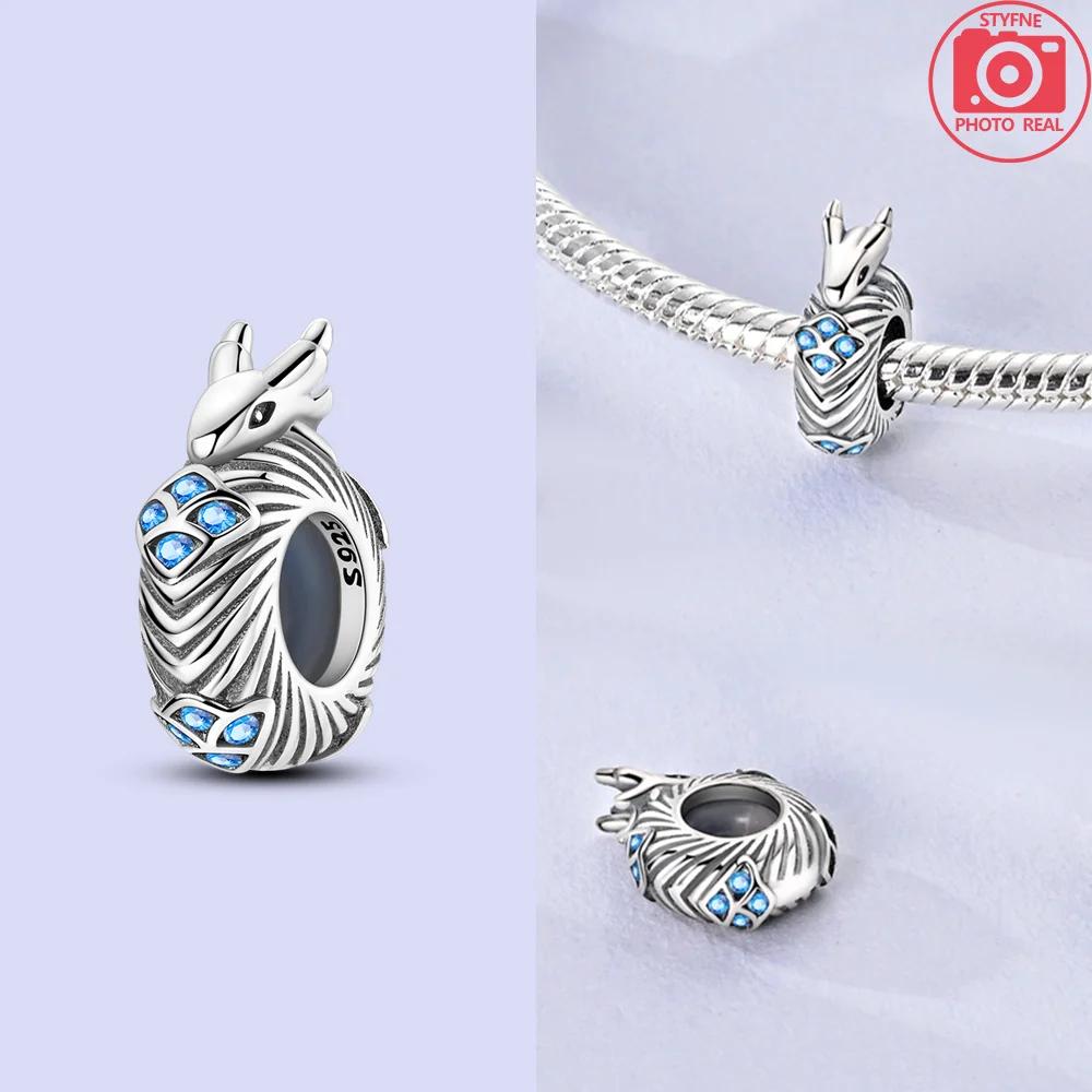 Copper Original Zircon Star Moon Heart Butterfly Pet Cat Paws Charms Beads Fit Bracelet Jewelry Women Diy Anniversary Gift