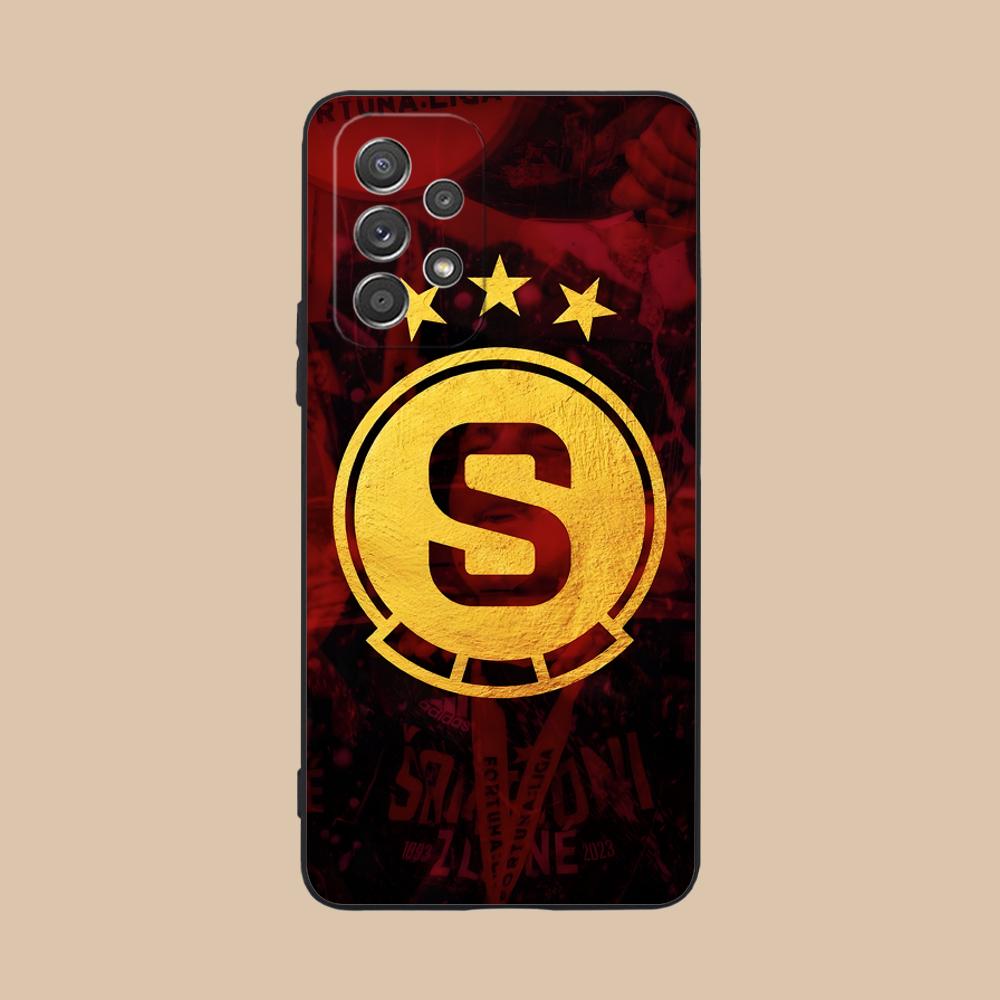 FC Sparta Praag Mobiele Telefoonhoesje voor Samsung Galaxy A73 72 71 70 56 55 54 53 52 36 35 34 23 16 15 5G Kleur Beschermhoes