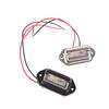 2 Stück 6-LED LKW-Kennzeichenleuchte Auto LKW Bus Anhänger Rücklicht Seitenblinker 12-24V Motorrad Blinker Auto Zubehör