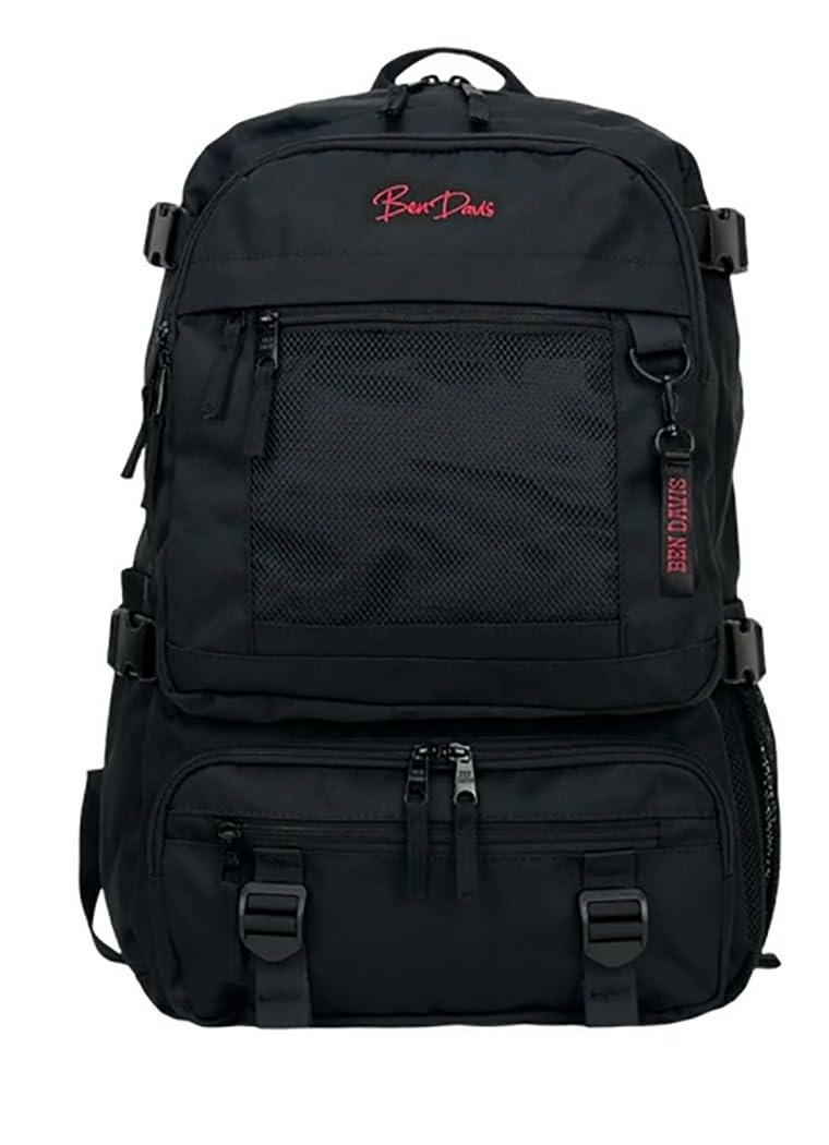 BEN DAVIS 28л Рюкзак для повседневного использования (Черный x Красный)