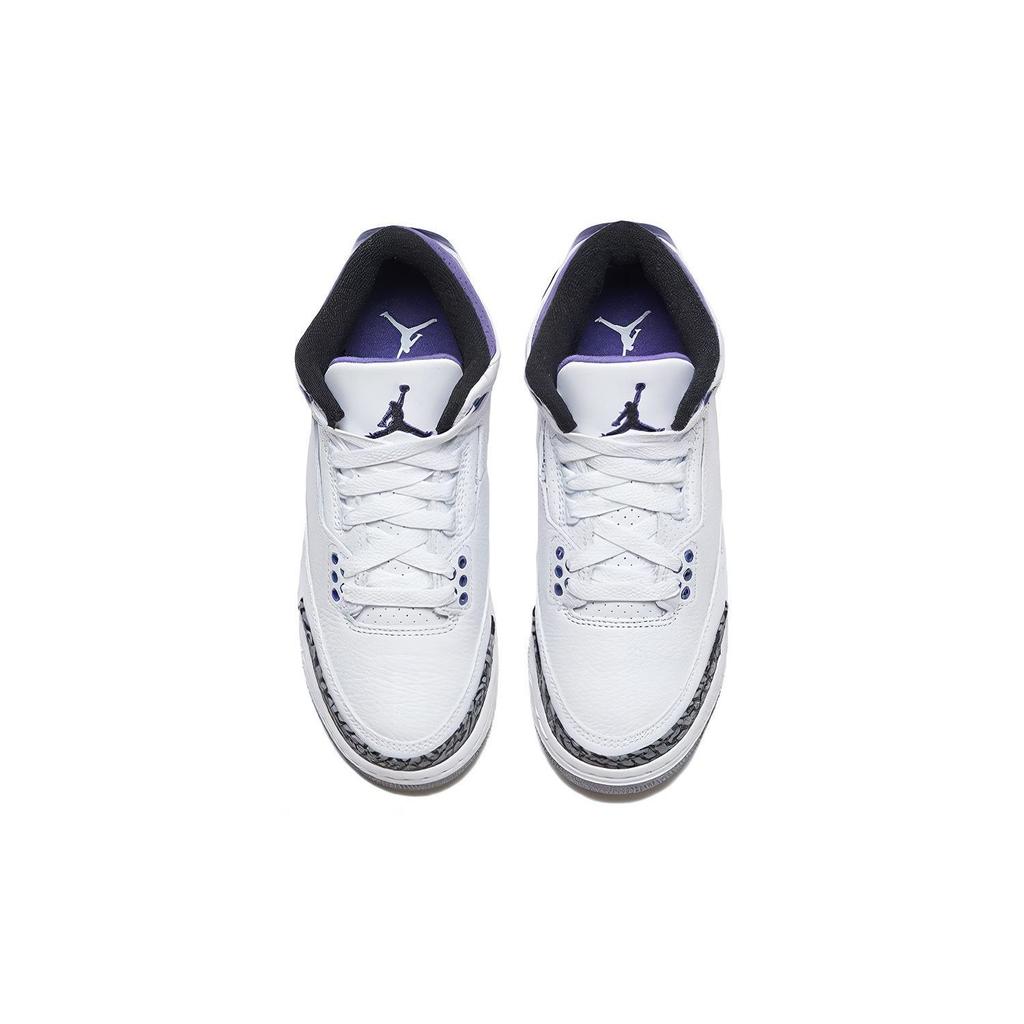 Air Jordan 3 Retro GS Dark Iris White Black Purple DM0967-105