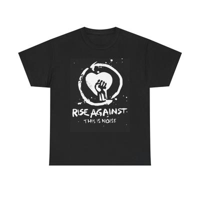 Rise Against Graphic T Shirt Punk Rock Band Merch Retro Unisex Heavy Cotton Tee