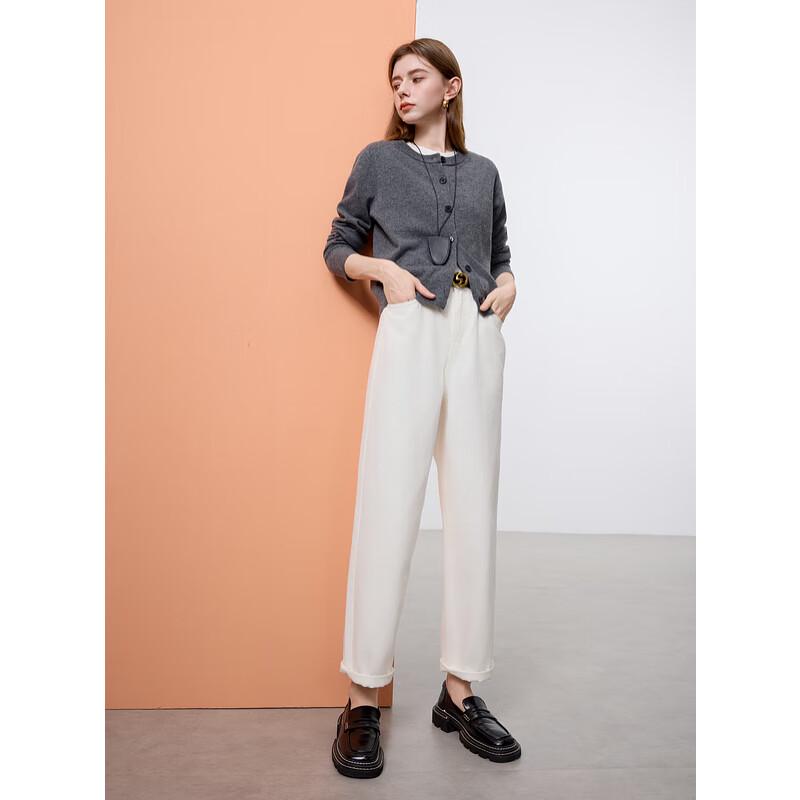 

Sancai 2025 Spring High-Waist Straight-Leg Jeans XL