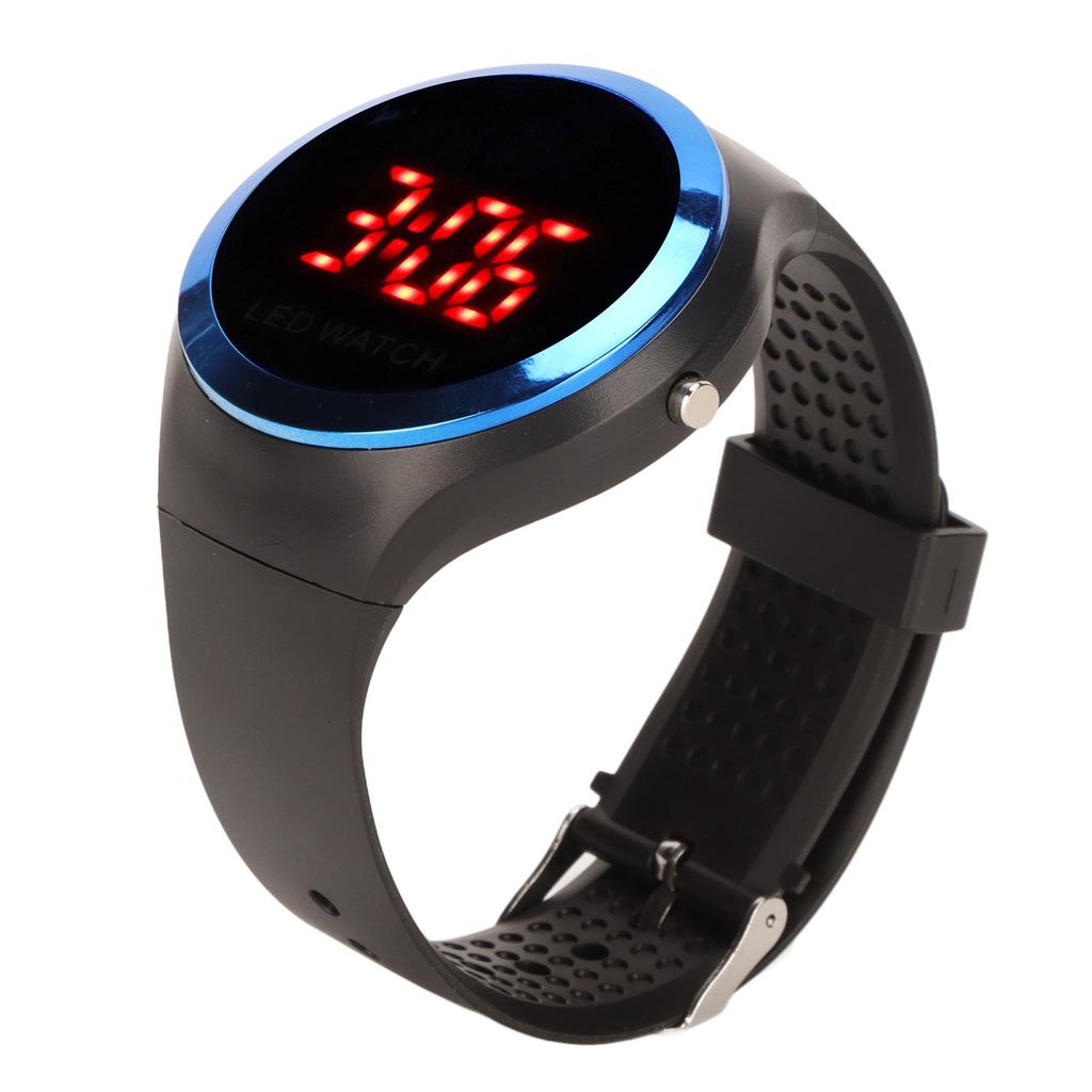 Children Digital Watch Student Fashionable Red LED Outdoor Sports Watch Birthday Gift for Daily Life Blue