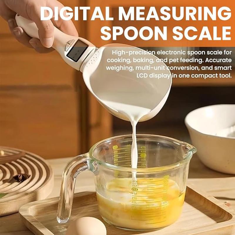 Digital Food Measuring Scoop Scale Electronic Kitchen Measuring Spoon Scale for Cooking Baking Kitchen Gadgets,Pet Dog Cat Food