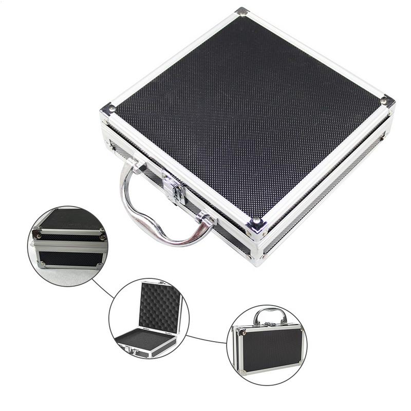 Aluminum Alloy Portable Tool box Storage Manager Household Durable Storage Box With Sponge Inner Tools Organize and Protect