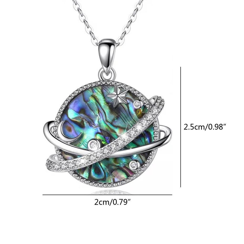Fashion Planet Jewelry Pendant Jewelry Planet Pendant Necklace Neck Jewelry Alloy Material for Girls Woman Teens Party