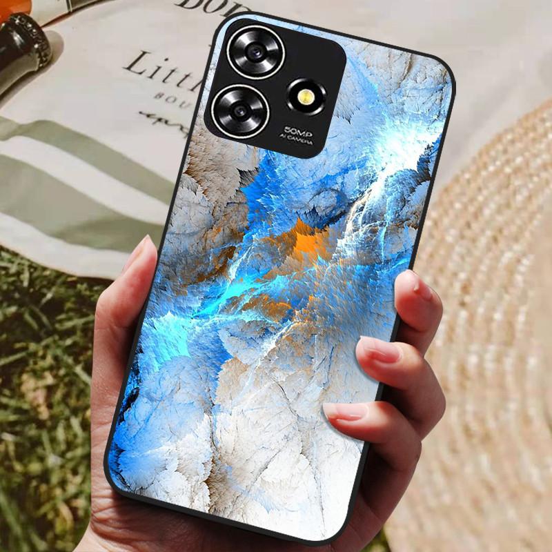 

For ZTE Blade A75 4G Case 2024 Butterfly Soft Silicone Cool Animals TPU Flower Phone Case For ZTE BladeA75 4G Lovely Back Cover ZTE Blade A75 4G