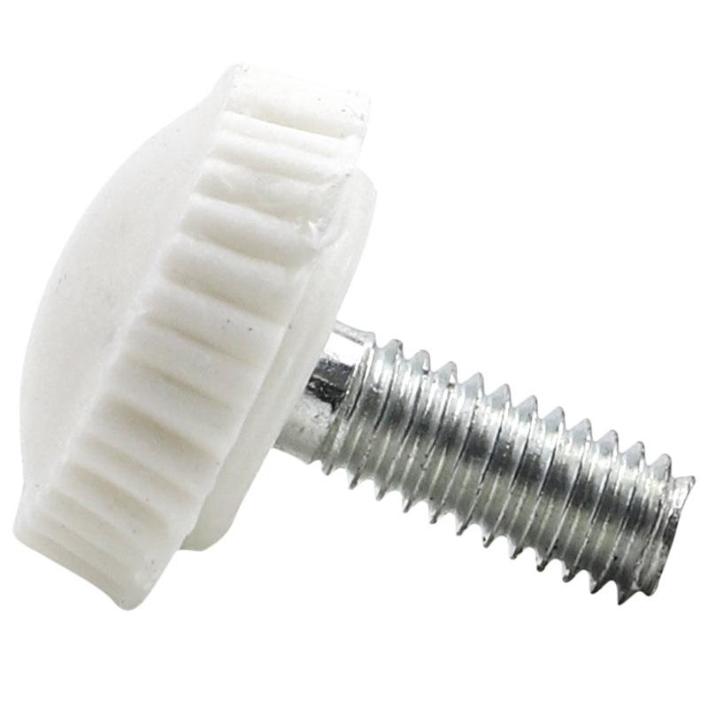 Pozinkovaná ocel Rýhovaná plastová hlava Ruční šroub M3/M4/M5/M6