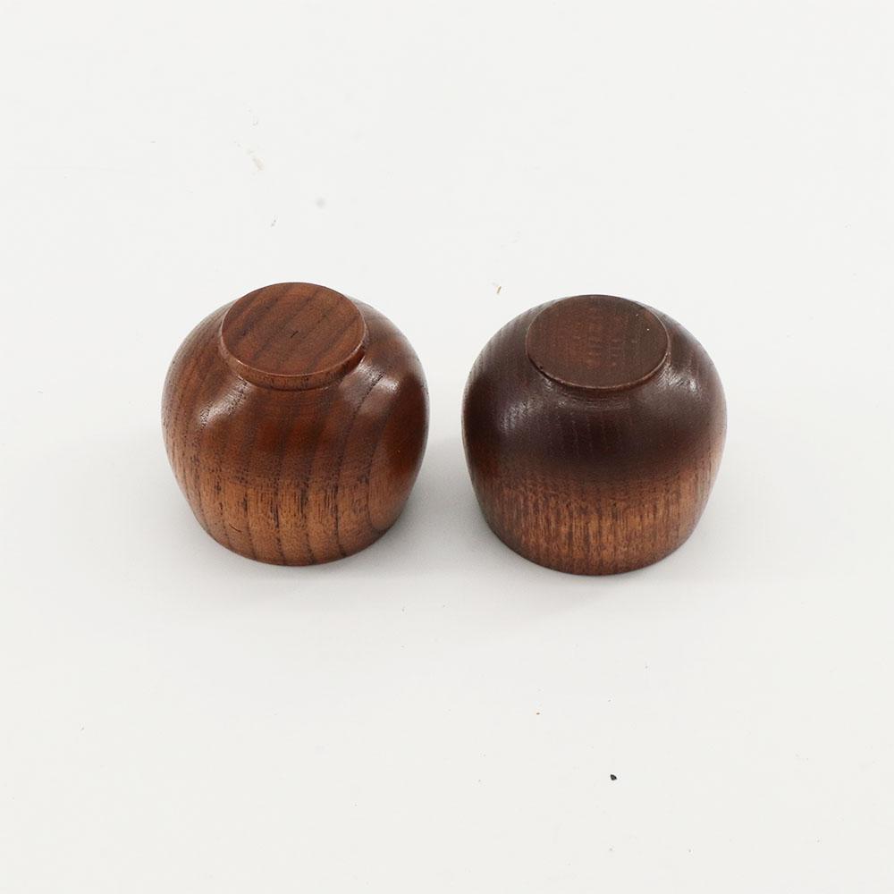 Handmade Bar Drinkware Jujube Wooden Japanese-style Drinking Cup Tea Cup Coffee Cup Wooden Cup