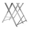 Metal trestle stand for cutting wood, adjustable trestle, 120 kg, steel