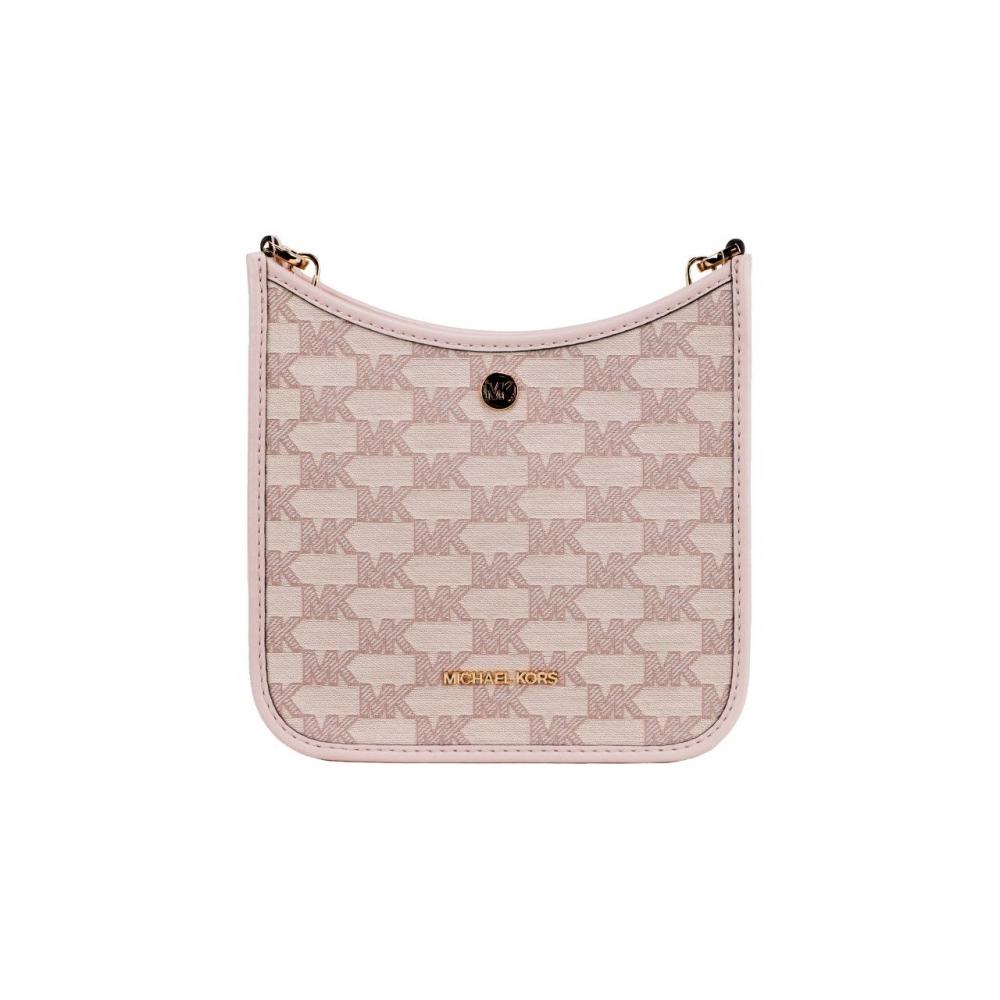 

Michael Kors Briley Small Powder Blush Signature Canvas Messenger Crossbody Women s Bag