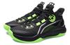 Li Ning Combat Low Abrasion Resistant Slip Resistant Low top Performance Basketball Shoes Men's Black Green ABPR027-1