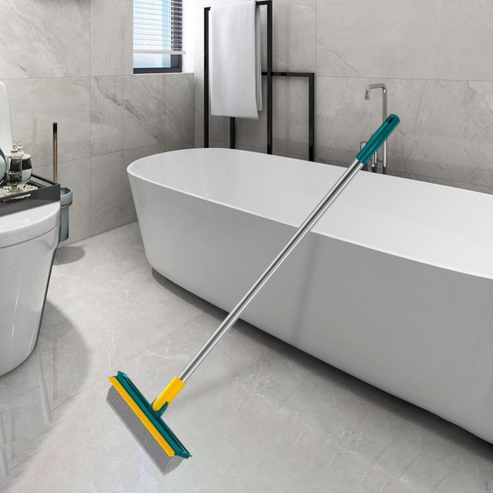 

Функциональная щетка для чистки пола с удлиненной ручкой для использования дома и в офисе зелёный