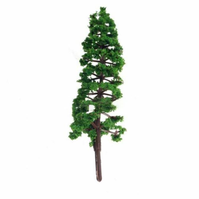 Model Trees Landscape Garden Miniature Plastic Decoration Supplies 9CM