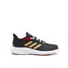 Adidas All Day Essential Comfortable PU Fabric Synthetic Leather Non-Slip Wear-Resistant Low-Top Running Shoes Unisex Running Shoes Black Gold JQ1167