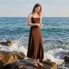 Women's Summer Spaghetti Strap Two-Piece Dress Set