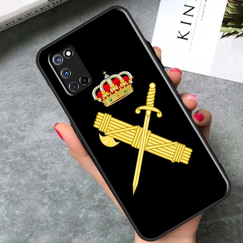 

Чехол с эмблемой испанской гражданской гвардии для OPPO A53 2020 A31 A5 A9 A15 A1K A52 A72 A54 A74 A94 A83 A91 A93 A3S A5S OPPO Reno5 Lite