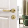 American Simple Design Magnetic Suction Door Lock Split Body Silent Silent Door Lock Durable Retro Style Wooden Door Handle Room