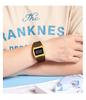 Sanda Retro Y2K Waterproof Square Wristwatch with Alarm - Unisex Multifunctional Design