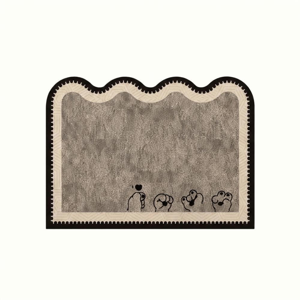 Anti Slip Diatom Mud Bathroom Mat Quick Dry Door Mat Decoration Floor Mat  Bathroom