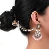 Bohemian Pearl Tassel Lantern Earrings